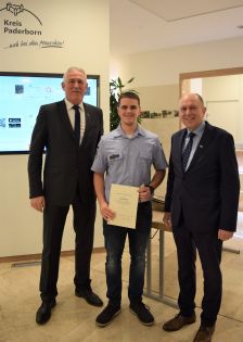 THW-Einsatzkräfte erhalten Bundesflutmedaille - Fluthilfe 2021 © Kreis Paderborn
